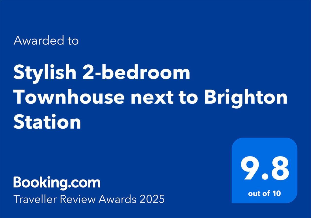 Stylish 2-Bedroom Townhouse Next To Brighton Station Kültér fotó